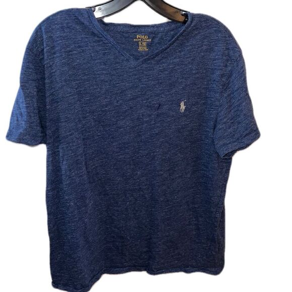 Men’s Polo Ralph Lauren Short Sleeve T-Shirt Large Blue - Picture 1 of 5